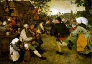 BRUEGEL, Pieter the Elder The Peasant Dance fdg oil